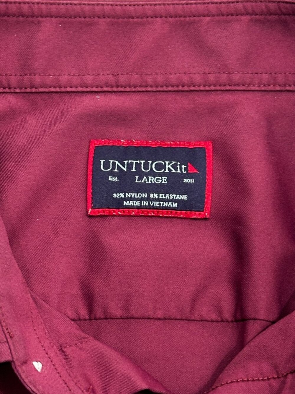 UNTUCKit Mens Shirt Lot of 5 Large Button Down Stretch Plaid Solid L - Picture 3 of 16